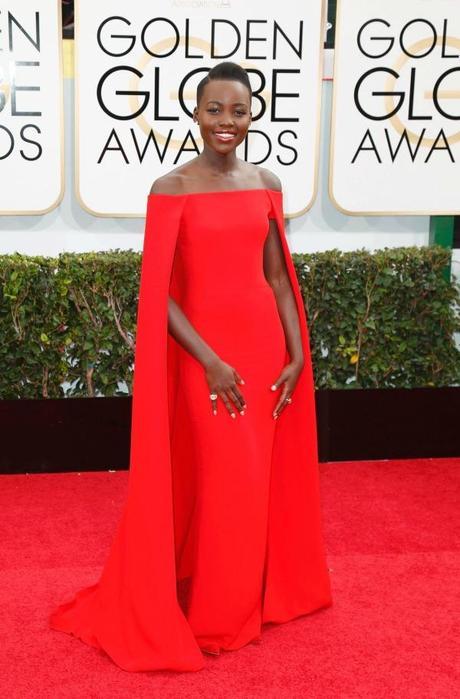 Lupita Nyong'o at the 2014 Golden Globe Award