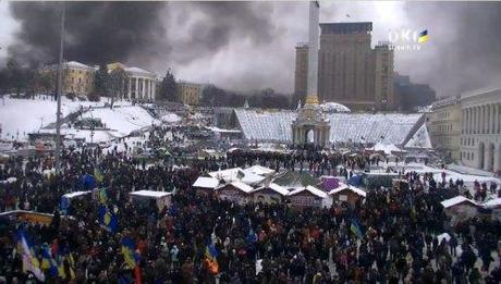 2014 protests Kyiv burns a