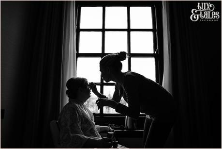 Wedding preparation photograph Cedar Court Grand Hotel in York