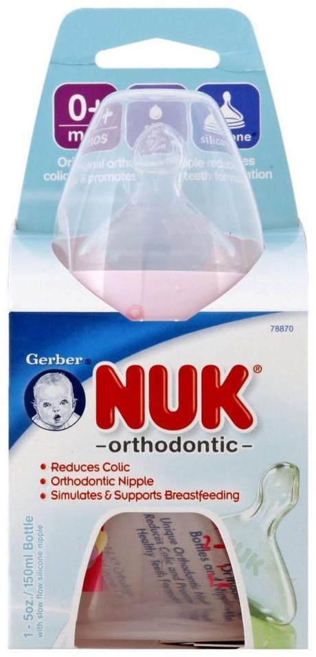 NUK Orthodontic Silicone BPA Free Nipple Bottle – Review