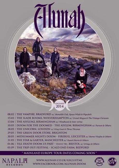 ALUNAH announce upcoming UK shows!