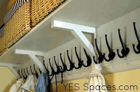 coat rack Mess to YES: DIY Built in Coat Rack