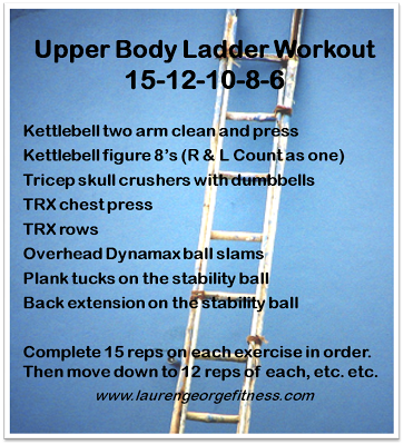 Upper body ladder discount workout