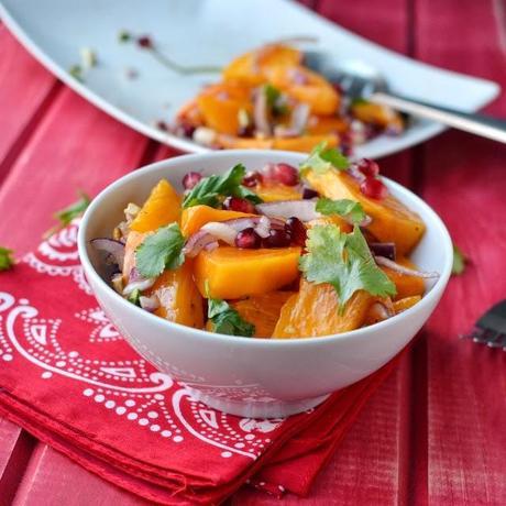 Persimmon and Nuts Salad