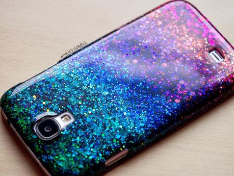 DIY Glitter Phone Cover