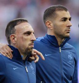 Franck-Ribery and Karim-Benzema