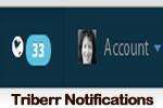 Triberr notifications