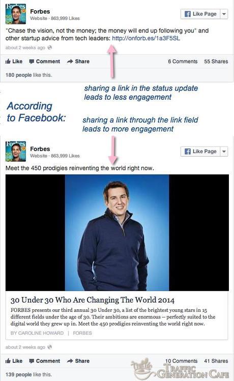 new facebook sharing tip