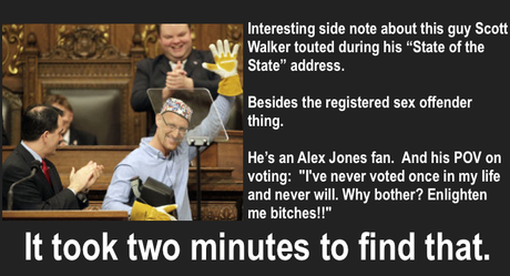 Walker can really pick some losers