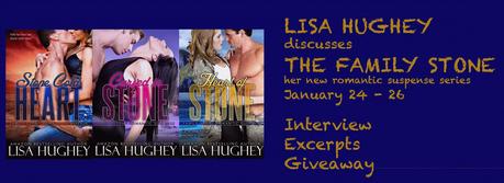 Read an excerpt from Lisa Hughey's CARVED IN STONE, book 2 of her romantic suspense series The Family Stone