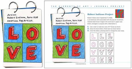 Robert Indiana Art Journal Page