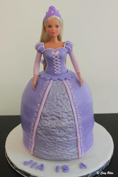Rapunzel Doll Cake