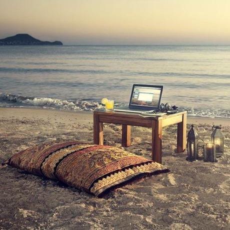 office at the beach