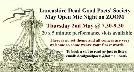 Lancashire Dead Good Poets' May Open Mic Night
