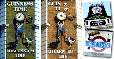 Guinness advertising in London