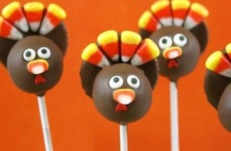 Turkey Cake Pops!