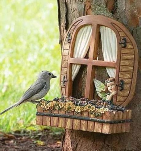Fairy Window Bird Feeder