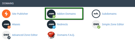 addon domain