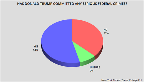 Most Voters Think Trump Committed Serious Criminal Acts