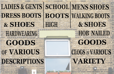 Boots and Shoes – a ghostsign in Trafalgar Road, Greenwich