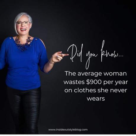 The average woman wastes $900 per year on clothes she never wears