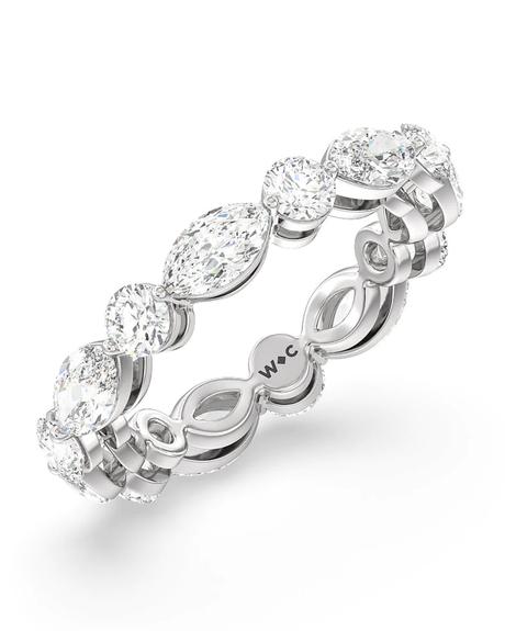 eternity bands east west marquise round eternity ring withclarity