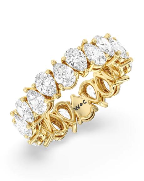eternity bands north south pear eternity 5 cttw withclarity