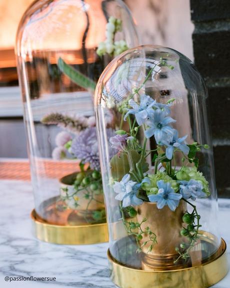 wedding bouquet preservation flowers under glass vase