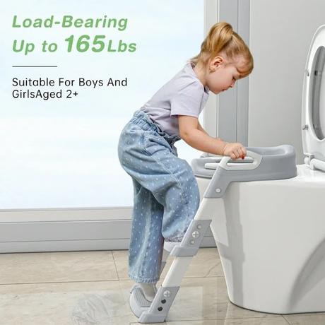 Image: 2-in-1 Potty Training Seat and Toddler Step Stool
