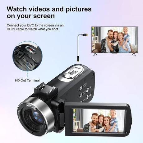 Image: 4K QHD Video Camera Camcorder