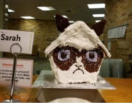 Grumpy Cat Gingerbread House