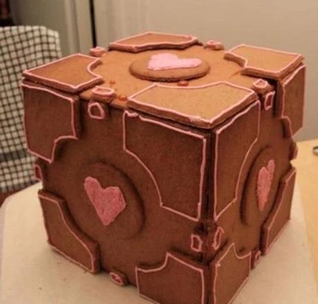 Gingerbread Portal Cube