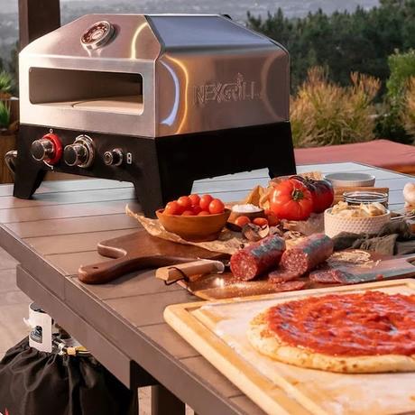 Image: 12-inch Pizza Oven – Propane Pizza Oven with Smoker Box