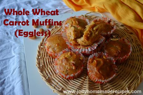 Whole Wheat Carrot Muffins