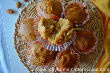 Whole Wheat Carrot Muffins (Eggless) | Healthy Carrot Muffins Recipe | Ultra-Moist Carrot Muffins