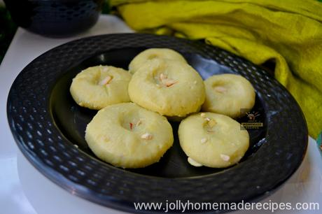 Kesar Peda with Milk