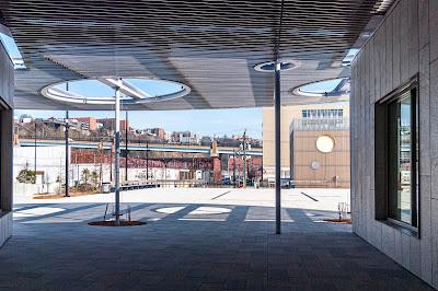 Three contrasting structures: Hoboken Manhattan Hoboken
