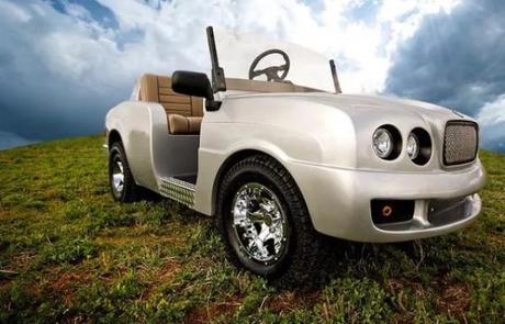 Bentley inspired golf cart