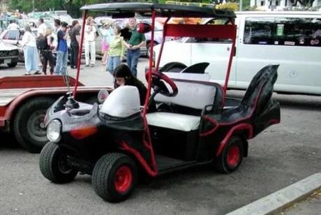 TV show classic Batman golf cart