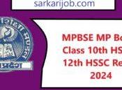 MPBSE Board 10th, 12th Result 2024