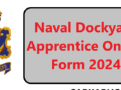 Naval Dockyard Apprentice Mumbai Online Form 2024