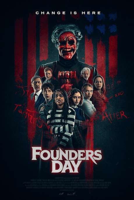 Experience the thrilling suspense of Founders Day, a slasher film set in a small town haunted by a masked killer. Get ready for an intense ride!