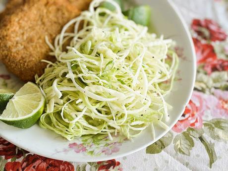 Crispy Pork Cutlets and Cabbage