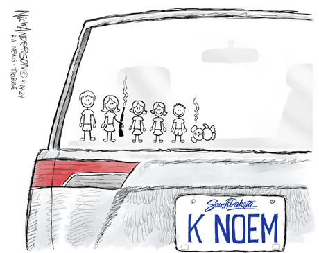 Noem's Window Sticker