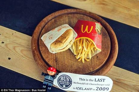 McDonald's last cheeseburger sold in Iceland in 2009 in museum