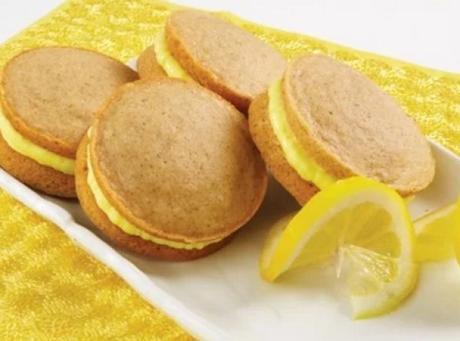 spiced whoopie pies with lemon crème