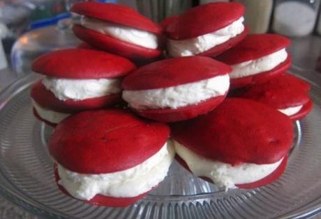 Red Velvet Whoopie Pies