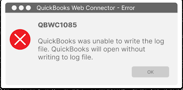 QuickBooks Web Connector Error QBWC1085: Verified Solutions