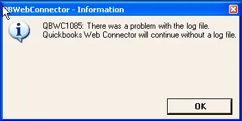 QuickBooks Web Connector Error QBWC1085: Verified Solutions