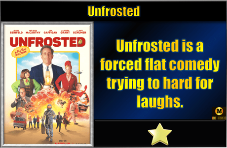 Read our review of Unfrosted, a movie directed by Jerry Seinfeld. Discover the intriguing story of the battle between Kellogg's and Post to create a revolutionary cake.
